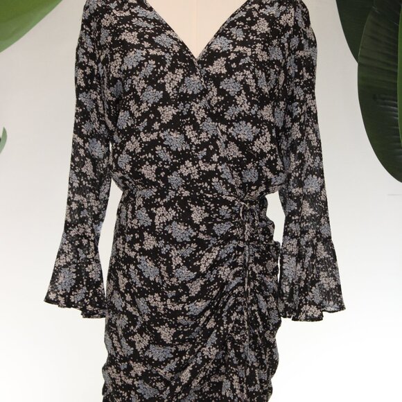 Veronica Beard, Black Multi Sean Dress Size 8 - Picture 6 of 11